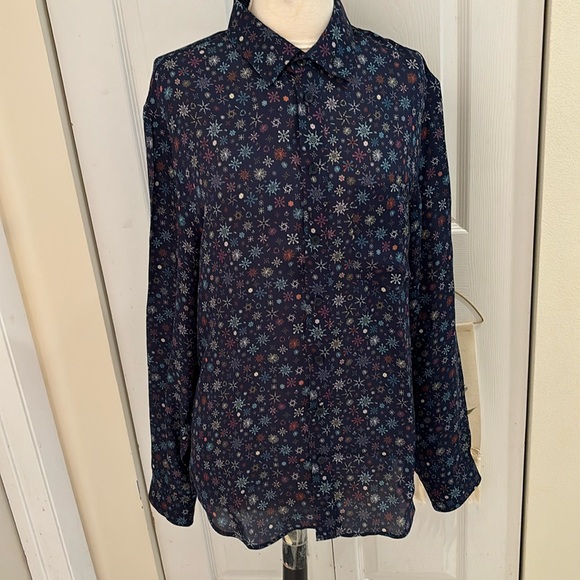 Zadig and Voltaire Sigmund Print 100% Silk Shirt in US Size XS/EUR size 44. - Picture 1 of 13